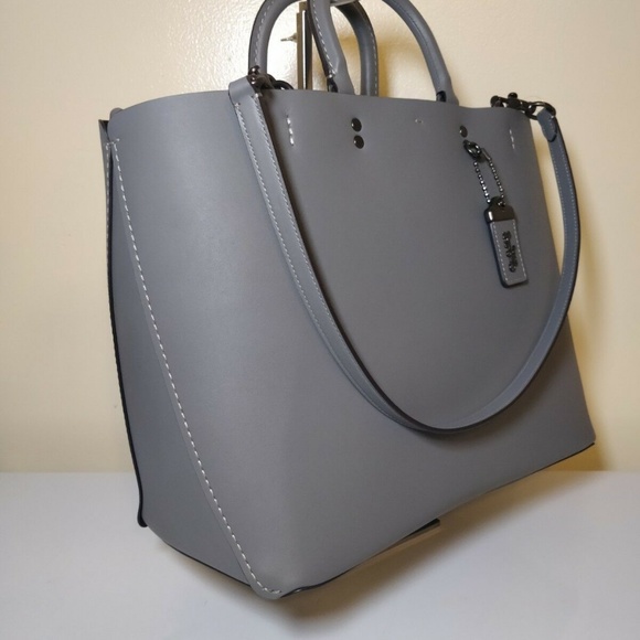 Sold - Coach 1941 Rogue Tote 26886 Heather Grey - Picture 2 of 7